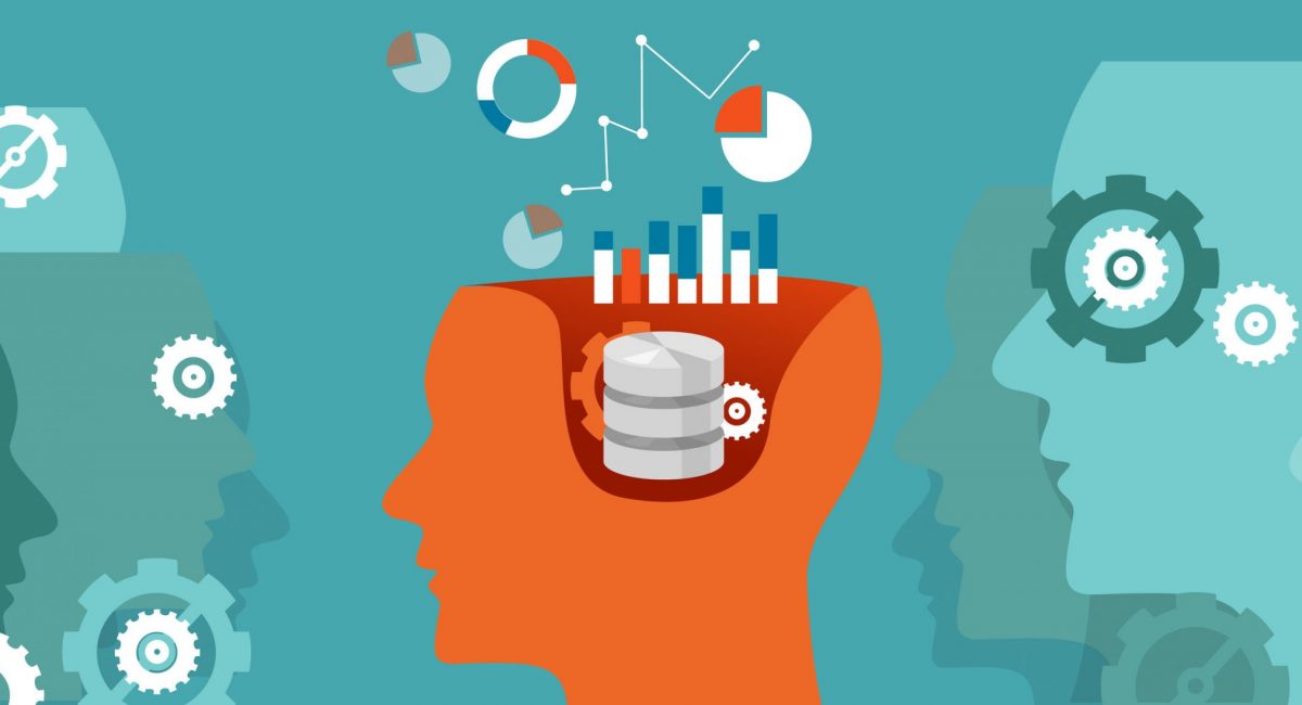 58711720 - data scientist database science data graph thinking computing vector